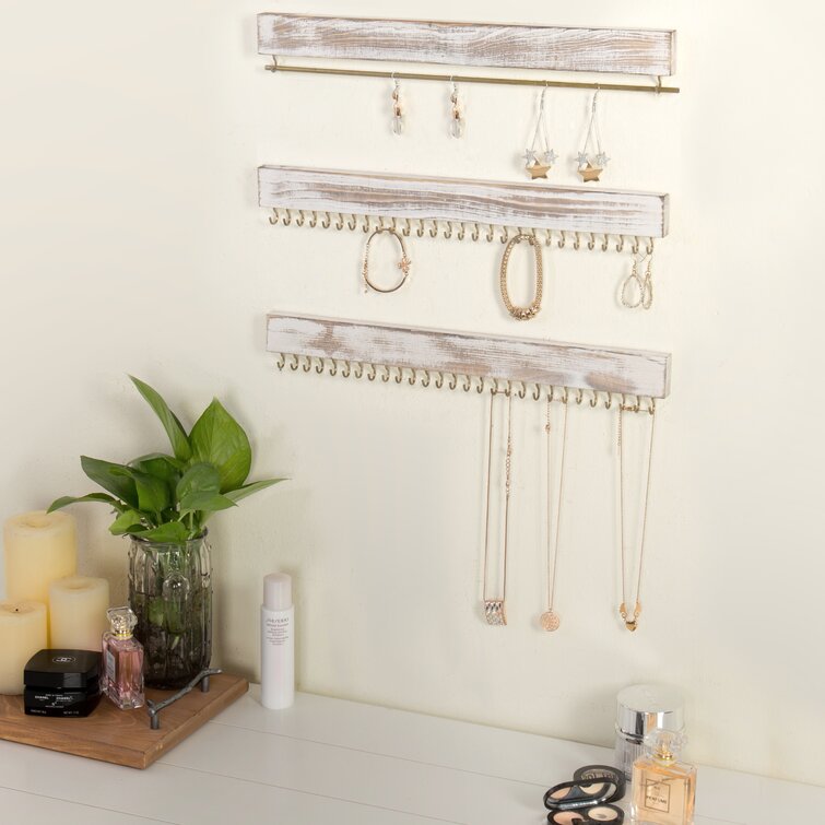 Wall deals jewelry organizer